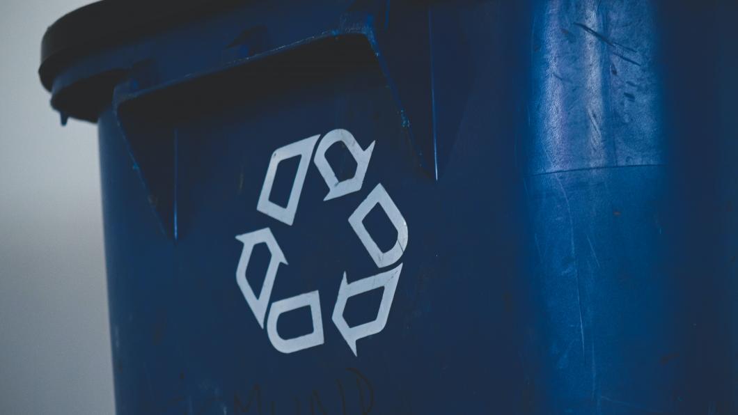 Recyclen logo afvalbak