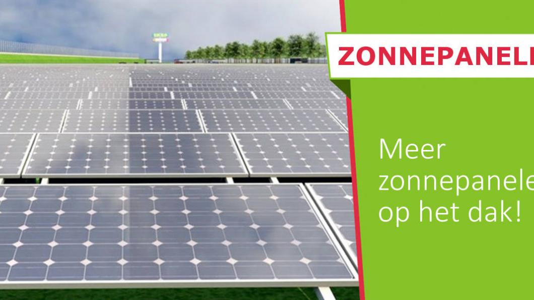 Meer zonnepanelen op het dak!