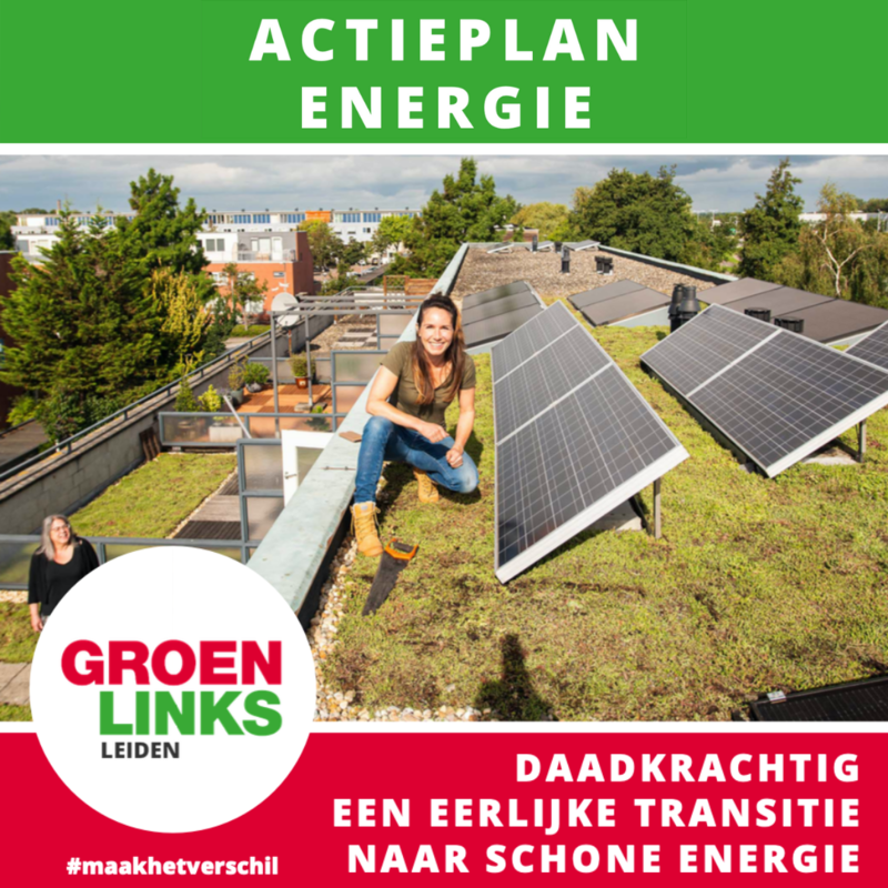 GroenLinks presenteert Leids actieplan wijk-energietransitie