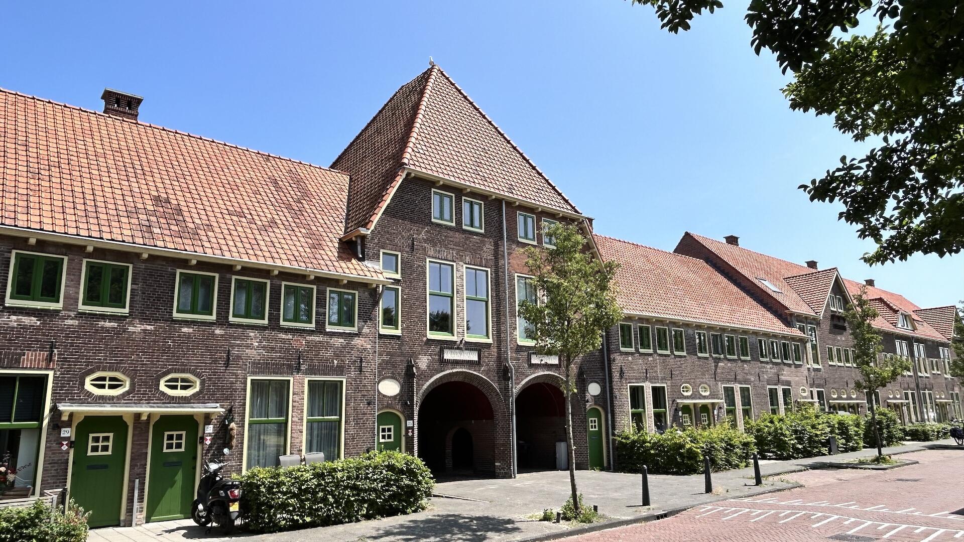 Sociale huurwoningen aan het Kooipark in Leiden