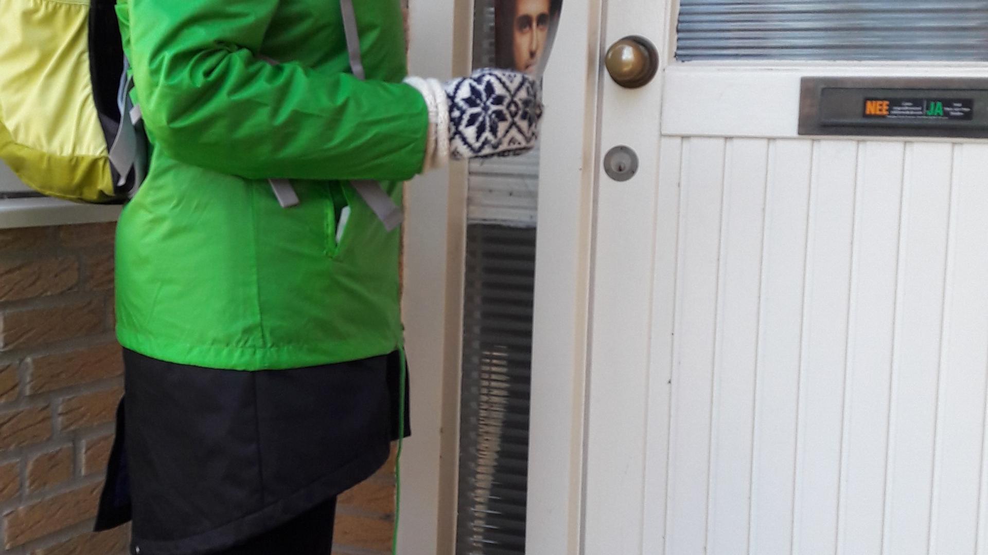 flyeractie GroenLinks Leiden