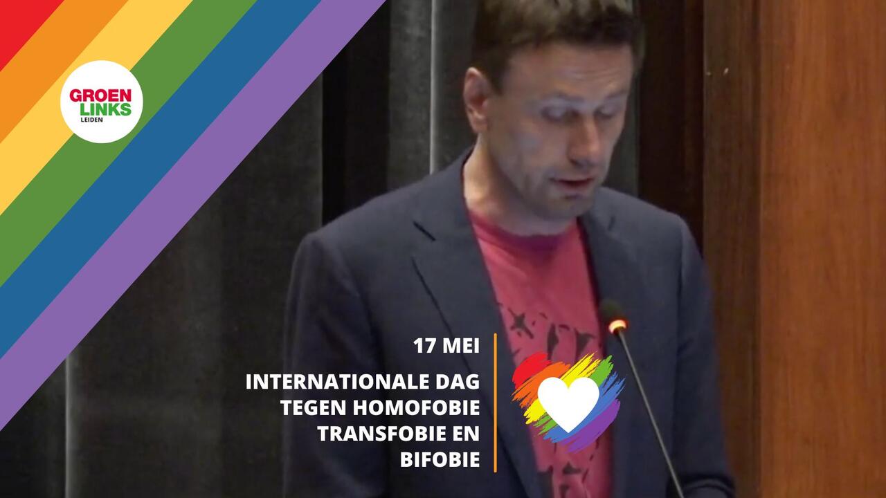 IDAHOBIT 2023 Ivo van Spronsen stelt vragen in de Raad over sociale en fysieke veiligheid LHBTI+ personen
